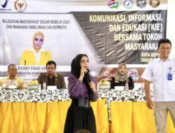 Ranny Fahd Arafiq Ajak Warga Depok Tak Sembarangan Konsumsi Obat & Makanan yang Tak Sehat
