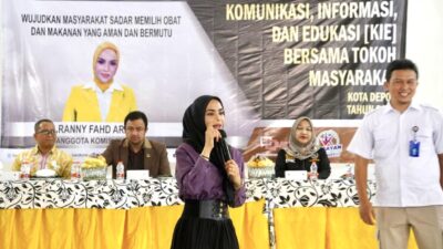Ranny Fahd Arafiq Ajak Warga Depok Tak Sembarangan Konsumsi Obat & Makanan yang Tak Sehat
