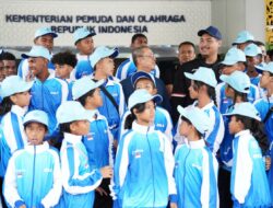 Menpora Dito Ariotedjo Beri Semangat Tiga Tim Indonesia di Ajang Gothia Cup 2025 Swedia