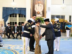 Menkomdigi RI Meutya Hafid Dianugerahi Bintang Mahaputera Utama oleh Presiden RI Prabowo Subianto.