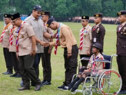 Menpora Dito Ariotedjo Buka Perkemahan Pramuka Berkebutuhan Khusus Nasional 2025 di Cibubur