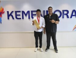 Menpora Dito Ariotedjo Apresiasi Boanerges Ratag, Juara Dunia Jetski 16 Tahun Asal Papua Barat