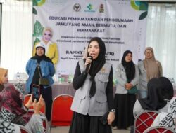 Ranny Fahd Arafiq Ajak Warga Kota Bekasi Lebih Bijak Produksi dan Konsumsi Jamu Untuk Kesehatan