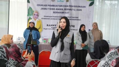 Ranny Fahd Arafiq Ajak Warga Kota Bekasi Lebih Bijak Produksi dan Konsumsi Jamu Untuk Kesehatan