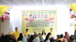 Semarak HUT ke-61, Kader DPD II Partai Golkar Jakarta Selatan Turun Langsung Salurkan Bantuan Sembako