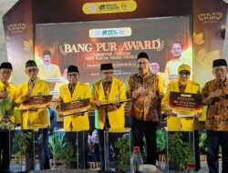 Meriahkan HUT Ke-61, DPD II Partai Golkar Jember Gelar Bang Pur Award Untuk Para Tokoh Senior