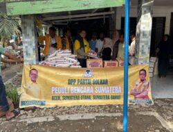 Ahmad Doli Kurnia Kunjungi 3 Kecamatan di Langkat, Serahkan Bantuan DPP Partai Golkar Untuk Korban Banjir