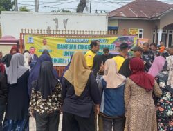 AMPI Kota Binjai Bersinergi Salurkan Bantuan Mangihut Sinaga Terhadap Korban Banjir Di Binjai