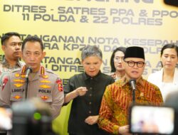 Menteri P2MI Mukhtarudin Bersama Kapolri Komitmen Melindungi Pekerja Migran Indonesia Dari Hulu ke Hilir