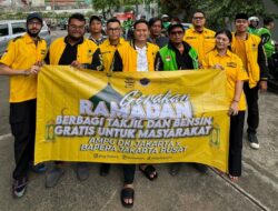 Gerakan Ramadan Berbagi, AMPG DKI dan BAPERA Jakpus Turun ke Jalan Bagikan BBM Gratis