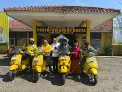 Vespa BSNPG Tour of Java Mengaspal! Syahmud Basri Ngabalin Bangun Soliditas Saksi Partai Golkar