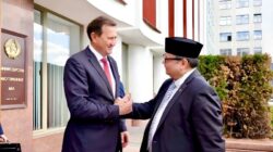 Airlangga Hartarto dan Menlu Belarus Matangkan Roadmap Kerja Sama Jelang Kunjungan Lukashenko