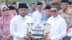 Gubernur Kaltim Rudy Mas’ud Serahkan Sapi Kurban Bantuan Prabowo, Bobotnya Tembus 1 Ton Lebih
