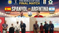 Meriah! Ucok Aank Bersama AMPI Binjai Gelar Nobar Final Piala Dunia 2026