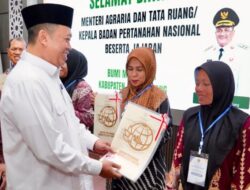 Menteri ATR/BPN Nusron Wahid Targetkan 2.000 Sertifikat Tanah Korban Banjir Aceh Tamiang Rampung Akhir 2026